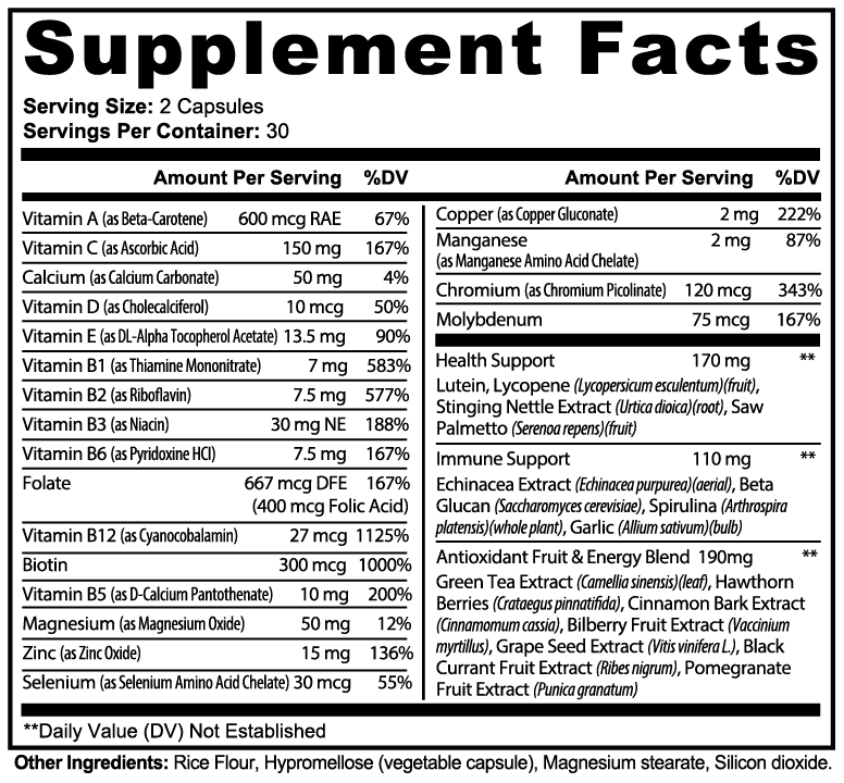 PRIME RESTORE Complete Multivitamin