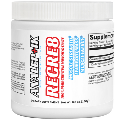 RECRE8 100% Pure Creatine Monohydrate